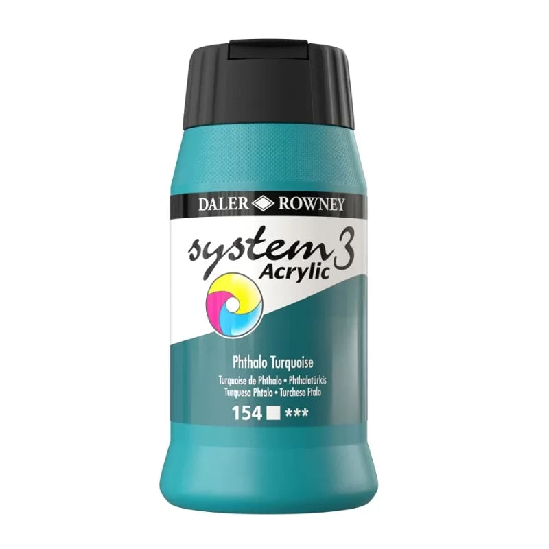Daler Rowney System 3 Acrylic 500ML