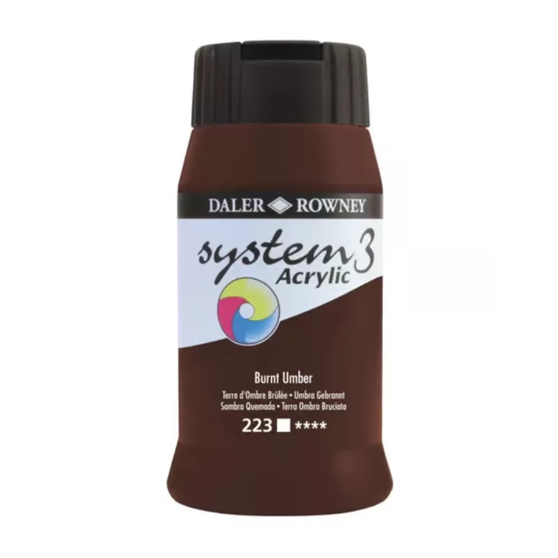 Daler Rowney System 3 Acrylic 500ML