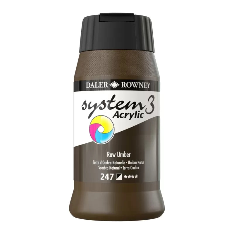 Daler Rowney System 3 Acrylic 500ML