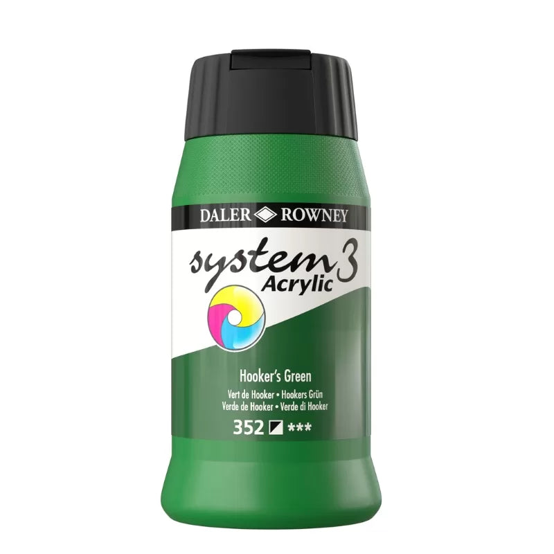 Daler Rowney System 3 Acrylic 500ML
