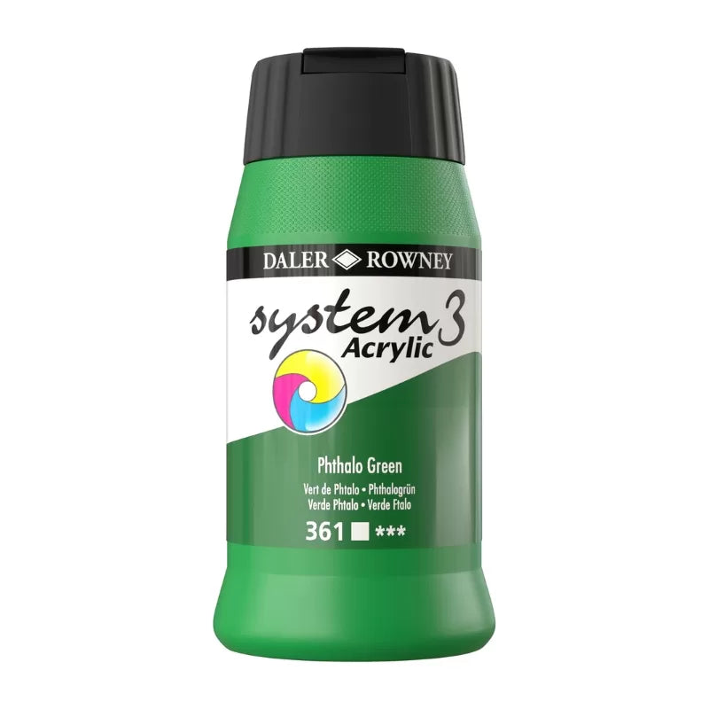Daler Rowney System 3 Acrylic 500ML