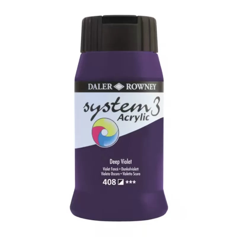 Daler Rowney System 3 Acrylic 500ML