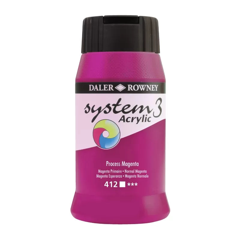 Daler Rowney System 3 Acrylic 500ML