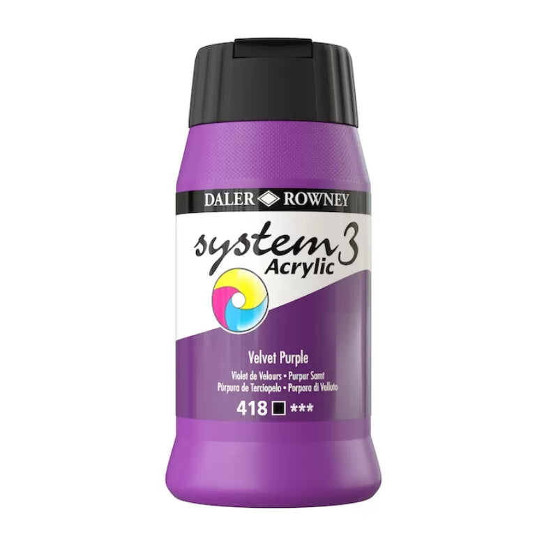 Daler Rowney System 3 Acrylic 500ML