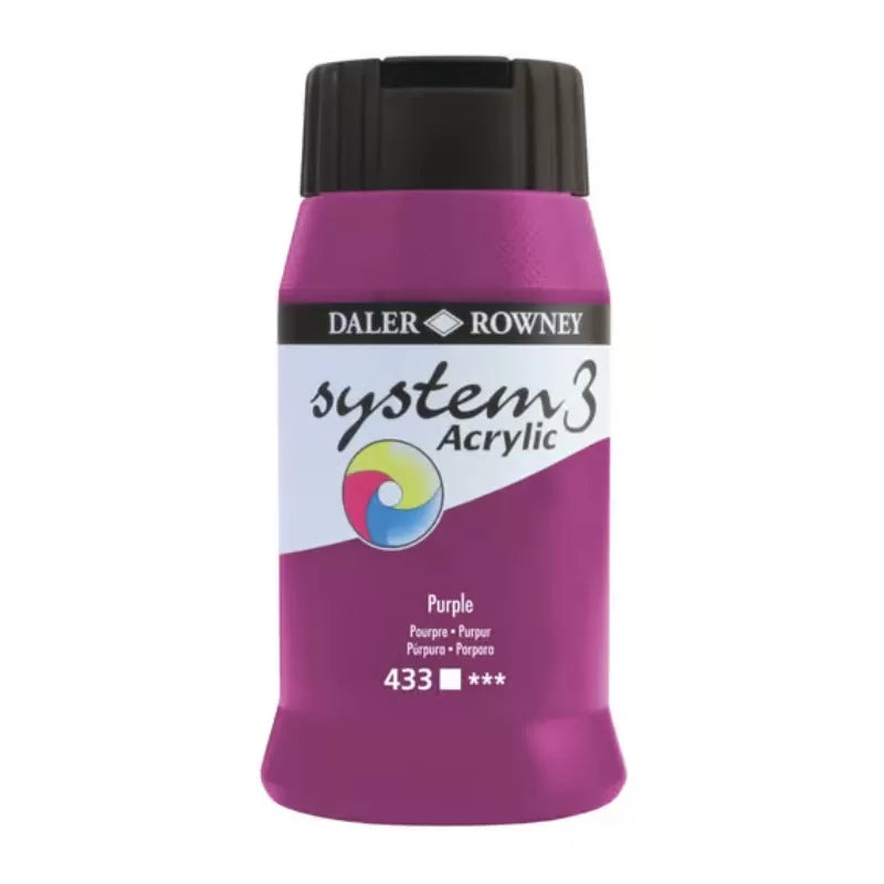 Daler Rowney System 3 Acrylic 500ML