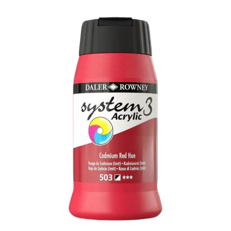 Daler Rowney System 3 Acrylic 500ML