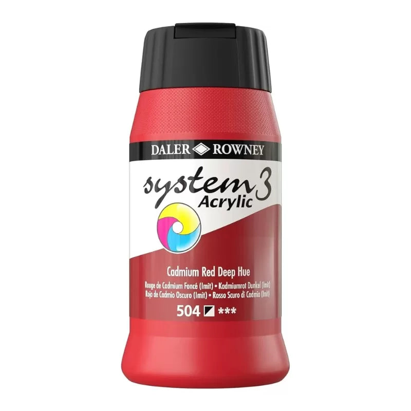 Daler Rowney System 3 Acrylic 500ML