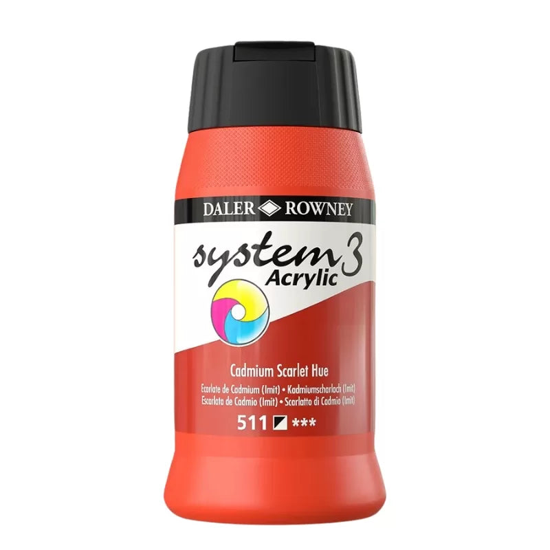 Daler Rowney System 3 Acrylic 500ML