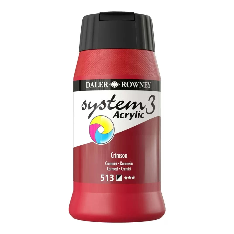 Daler Rowney System 3 Acrylic 500ML