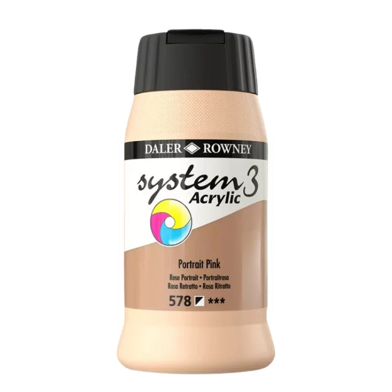 Daler Rowney System 3 Acrylic 500ML