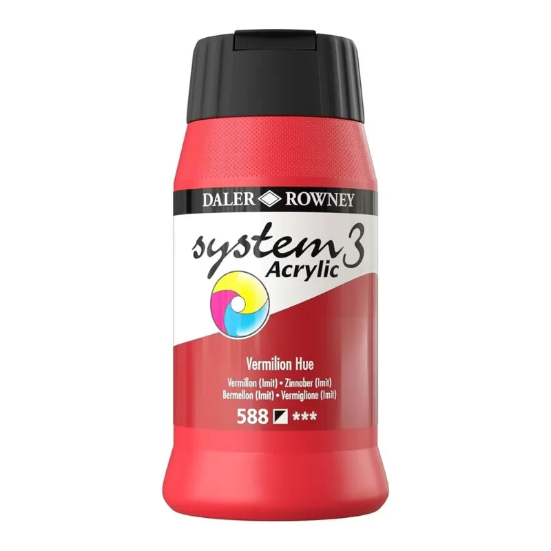 Daler Rowney System 3 Acrylic 500ML
