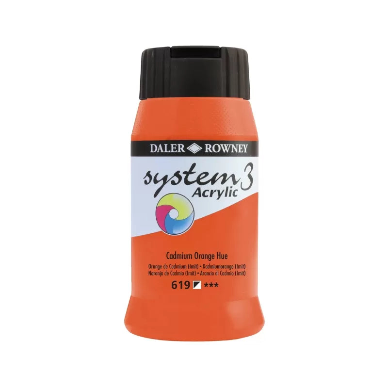 Daler Rowney System 3 Acrylic 500ML