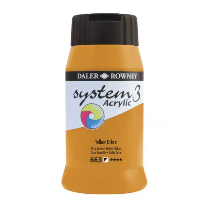 Daler Rowney System 3 Acrylic 500ML