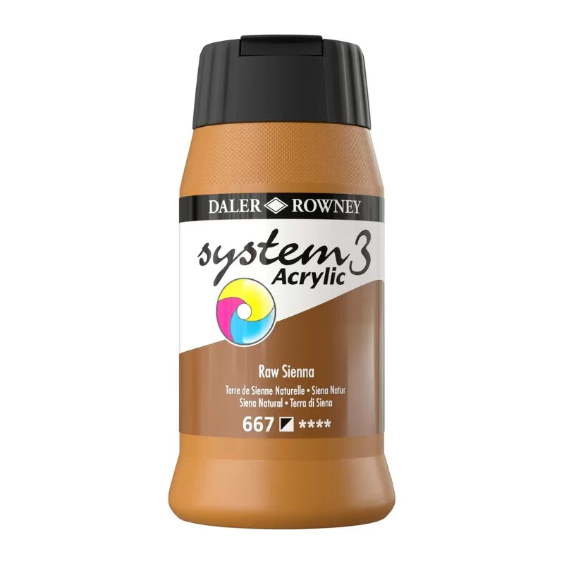Daler Rowney System 3 Acrylic 500ML