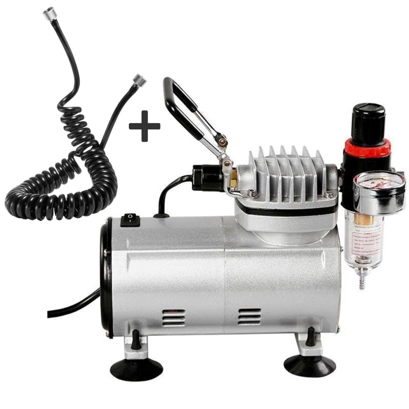 ATI Mini Air Compressor + Hose + Filter Gauge