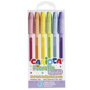 Carioca Fiorella Pastel Colored Pens - 6 Pcs