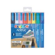 Carioca Acrylic Paint Marker Medium Tip - 8 Pcs