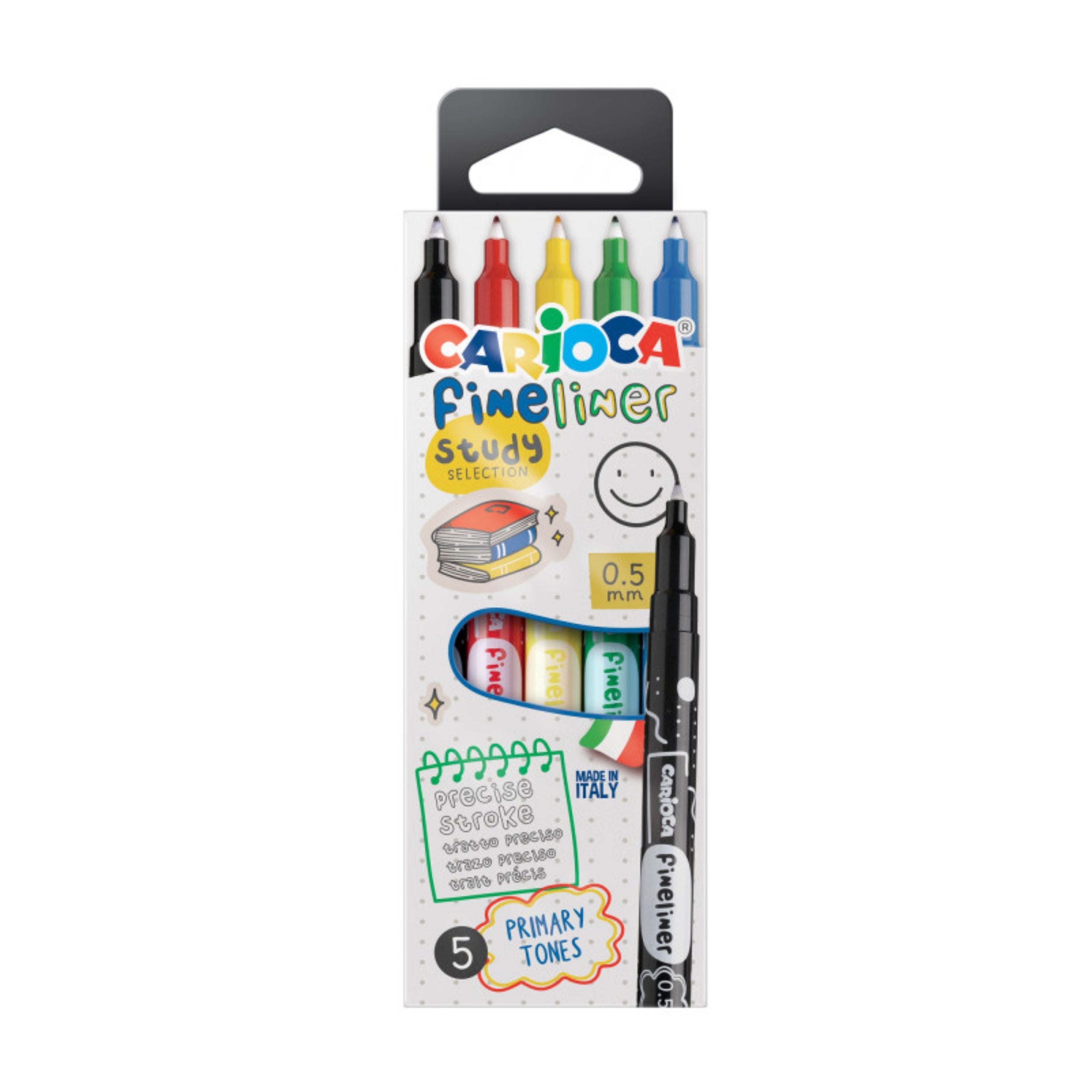 Carioca Fineliner Study - 5 Pcs