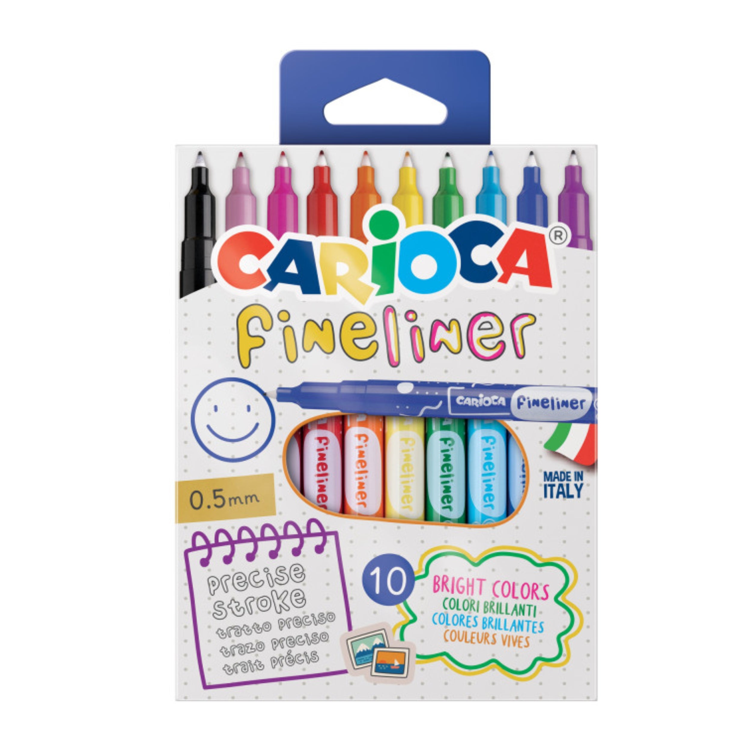 Carioca Fineliner - 10 Pcs