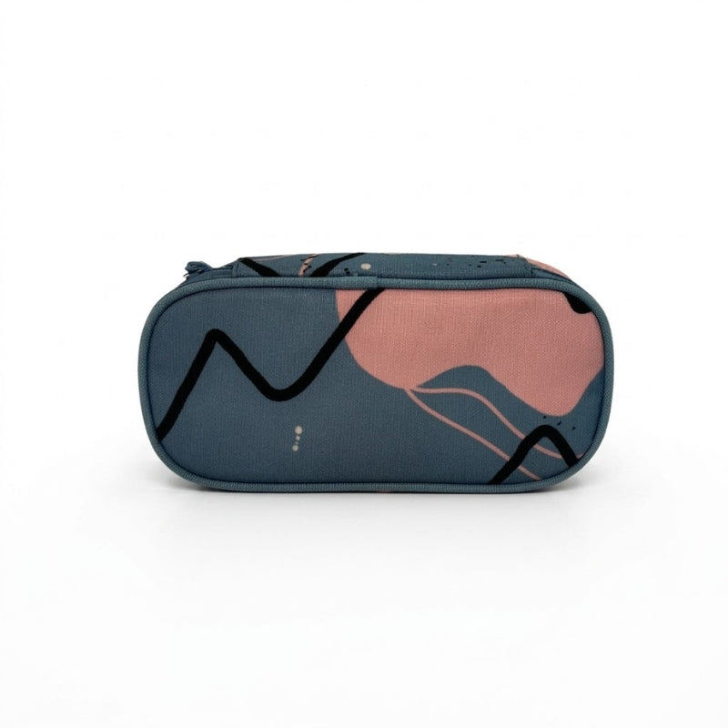 Locker School Kids Pencil Case Pink Blue