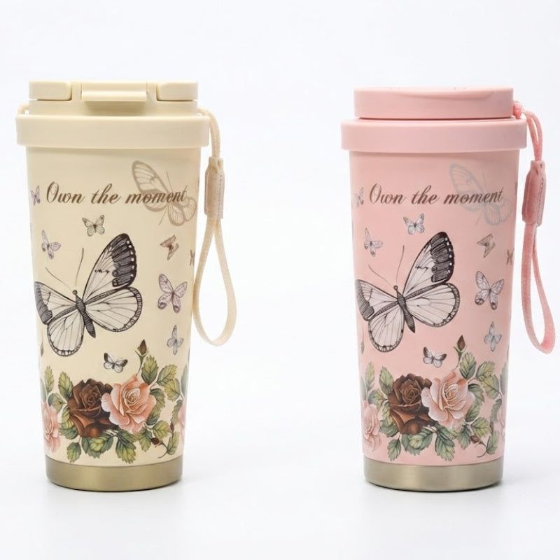 Coffee Cup Butterfly Stainless Steel 304 520ml