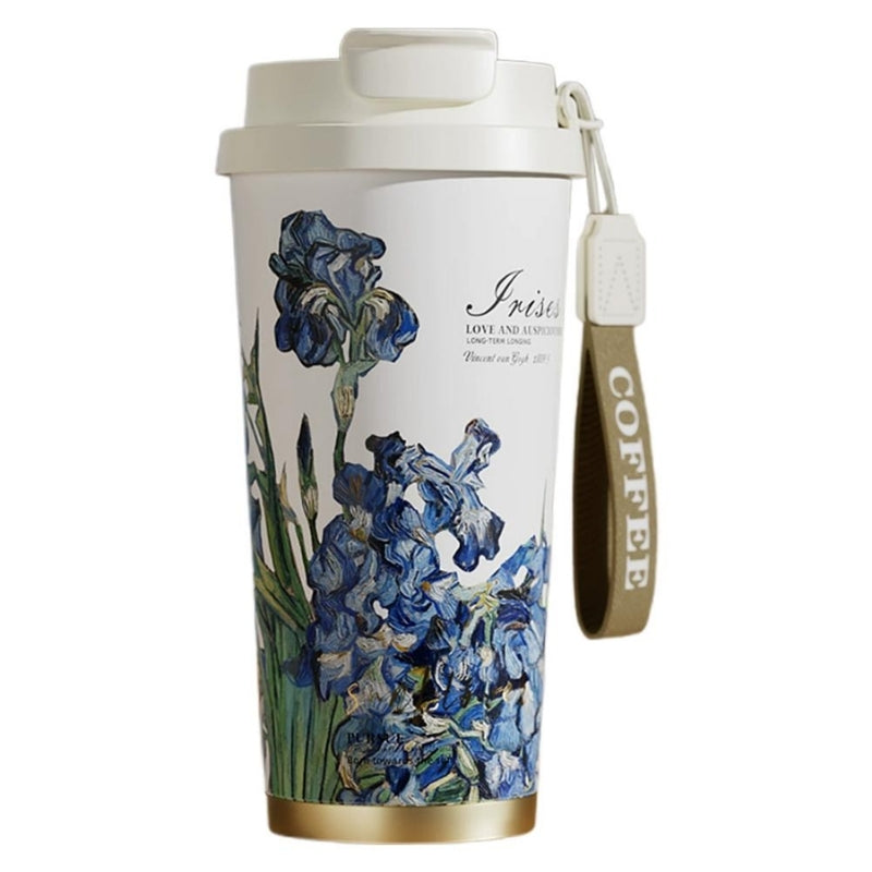 Coffee Cup Stainless Steel And Ceramic 520ml
