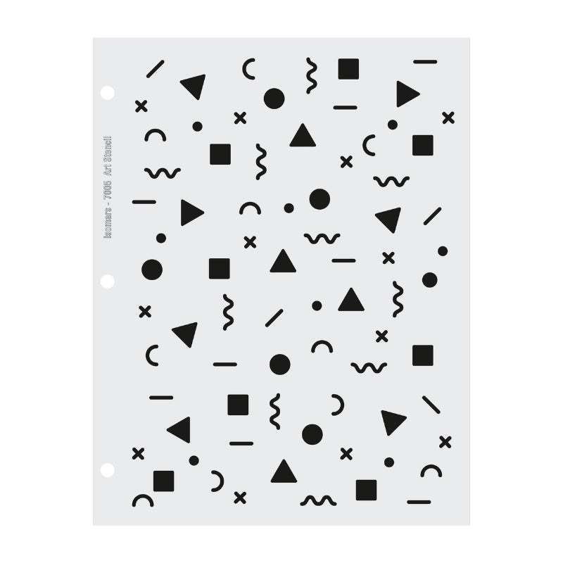 Isomars A4 Art Stencils - 7005