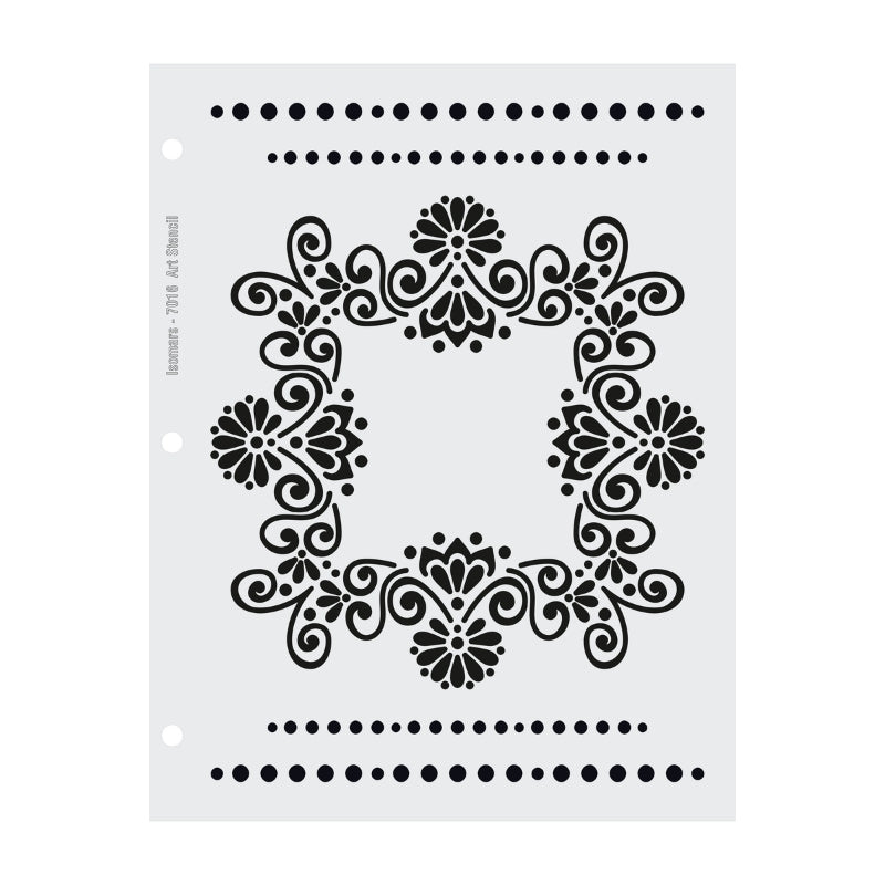 Isomars A4 Art Stencils - 7016