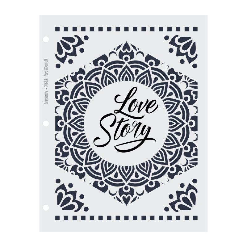 Isomars A4 Art Stencils - 7032