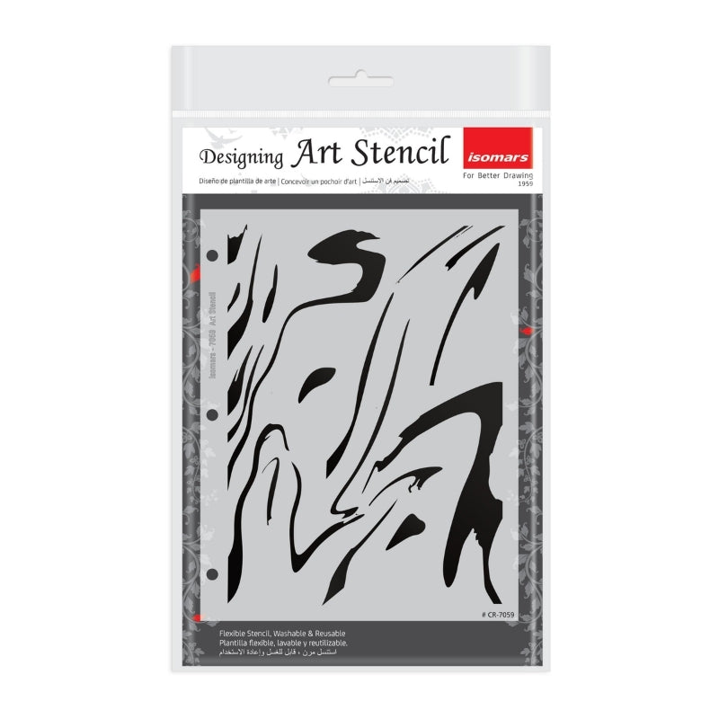 Isomars A4 Art Stencils - 7059