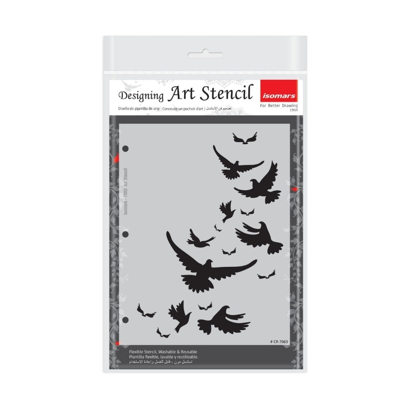 Isomars A4 Art Stencils - 7063