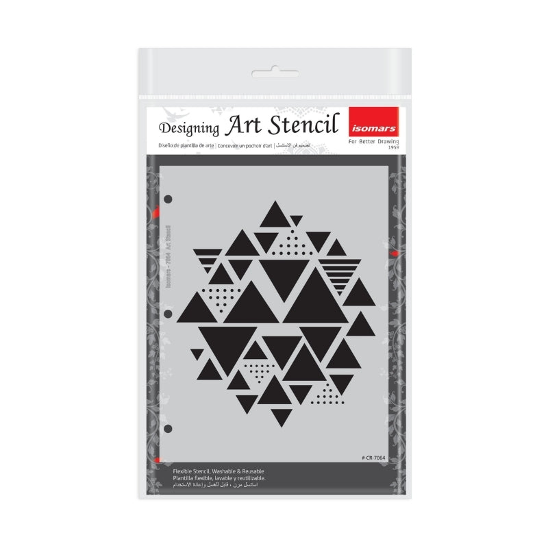 Isomars A4 Art Stencils - 7064