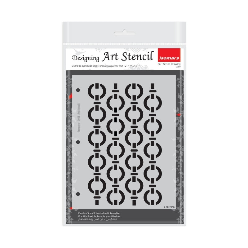 Isomars A4 Art Stencils - 7068