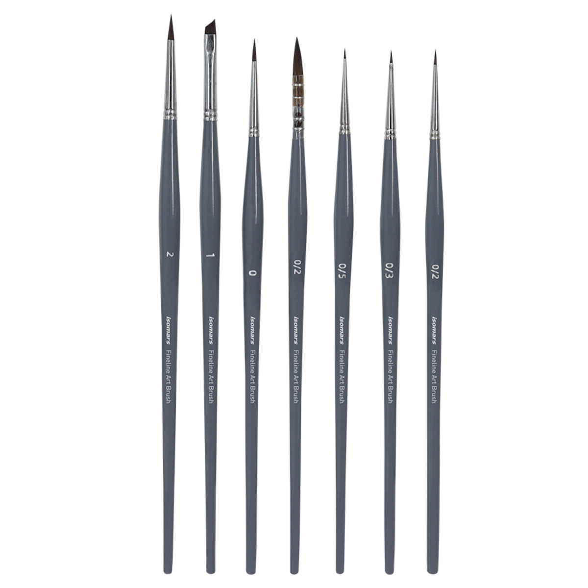 Isomars Fine LINE Spotter Brush Set Of 7