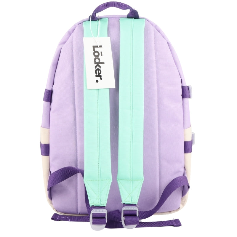Locker SODA POP Multi-Zip Backpack – Mint & Lilac
