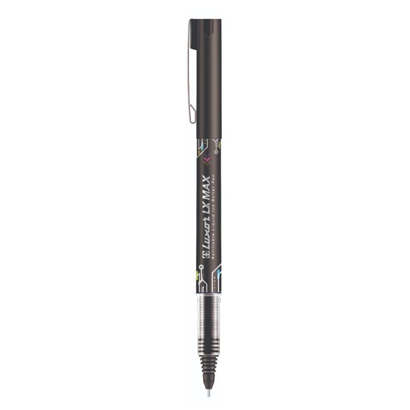 Luxor LX Max Needle Tip Roller Pen Black