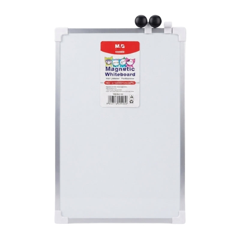 M&G Magnetic Whiteboard Double 20x30cm