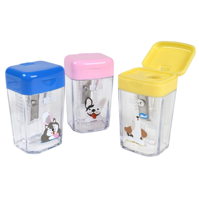 M&G Sharpener For Pencil With Barrel Puppy Party