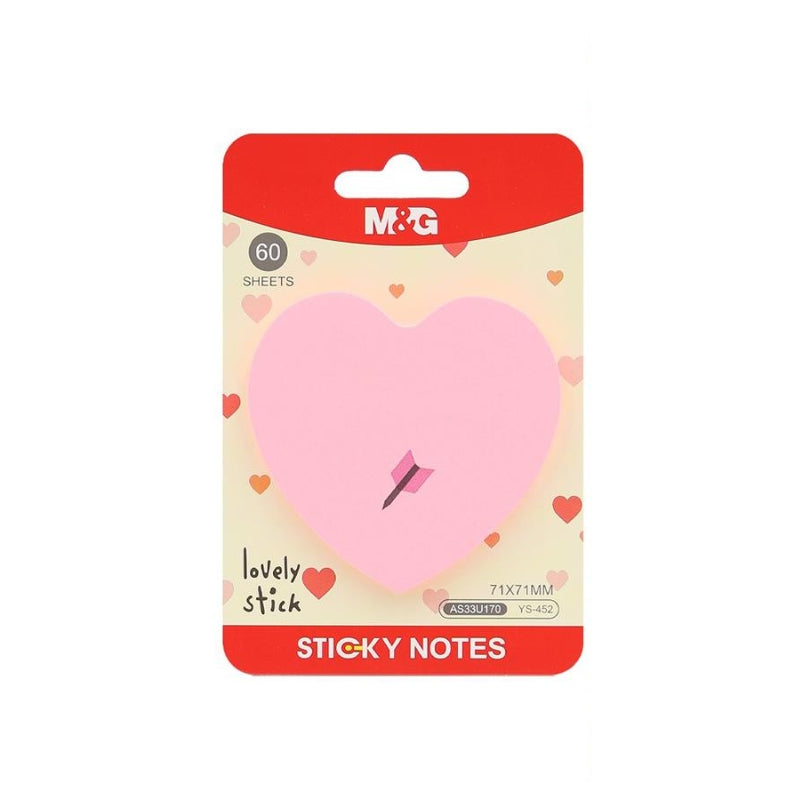 M&G Sticky Notes 71x71mm 60sh Assorted Shapes