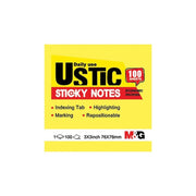 M&G Sticky Notes 75x75mm 100sh Neon Yellow
