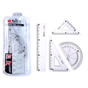 M&G Geometry Set Plastic Ruler 15cm