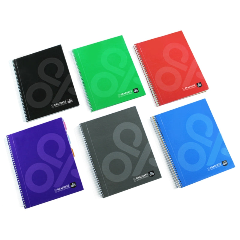 Graduate 4-Sub Notebook A4 80gr 160sh