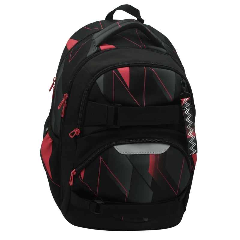 Smart Large Backpack - Black/Red