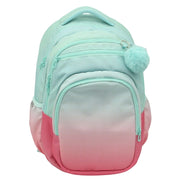 Smart Large Backpack - Turquoise/Fuchsia