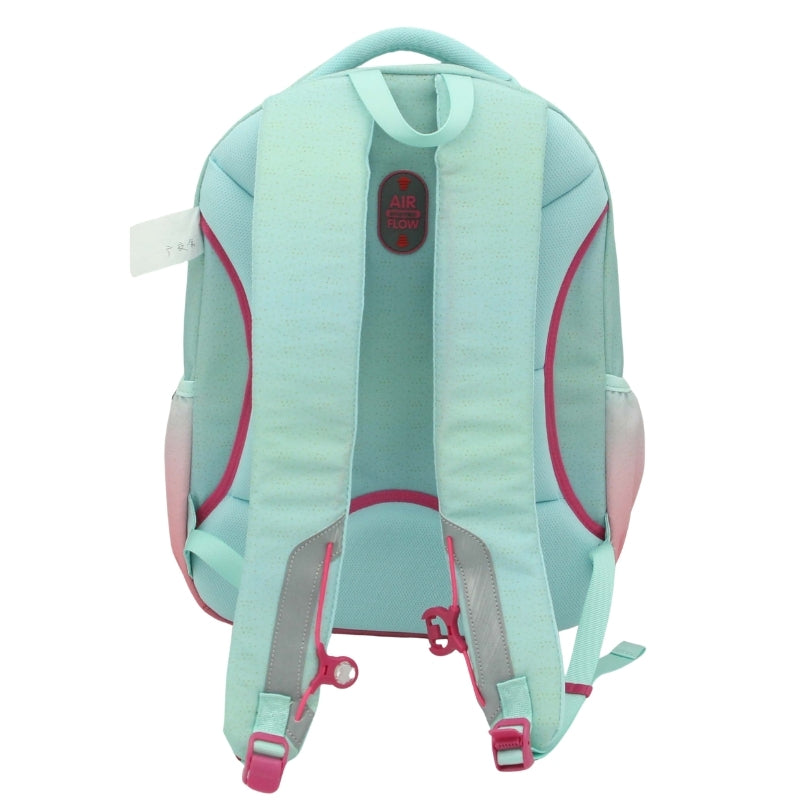 Smart Large Backpack - Turquoise/Fuchsia