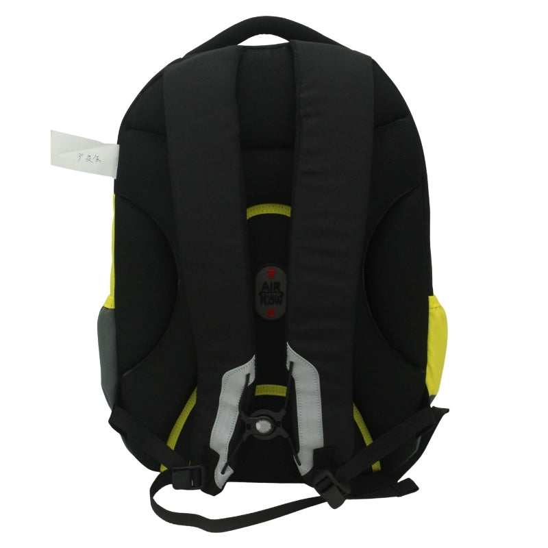 Smart Large Backpack - Black/Yellow