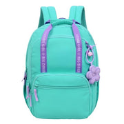 Smart Big Dream Small Girl Backpack - Green/Purple
