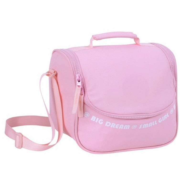Smart Big Dream Small Girl Lunch Bag - Pink