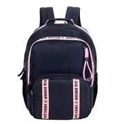 Smart Big Dream Small Girl Backpack - Black Mesh