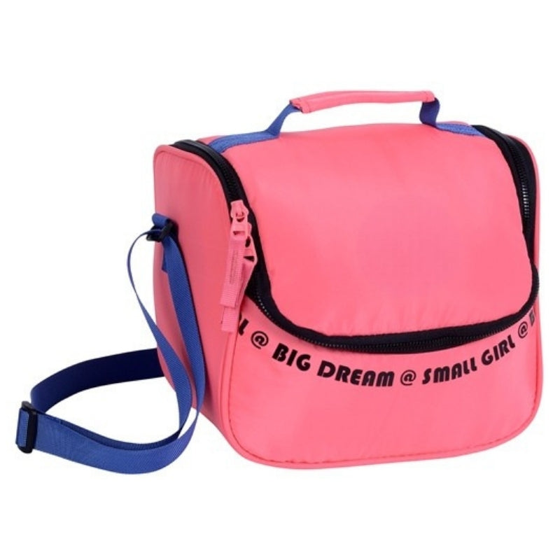 Smart Big Dream Small Girl Lunch Bag - Pink/Purple
